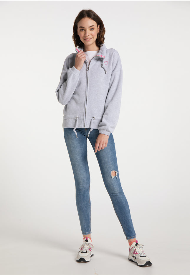 myMo Damen Sweatjacke