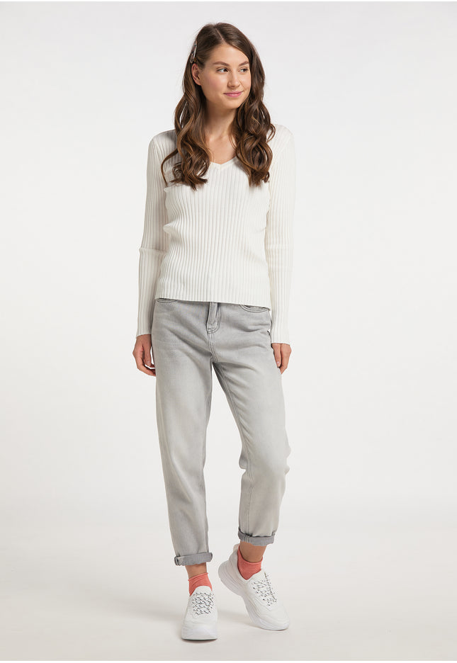 myMo ESSENTIALS Damen Strickpullover