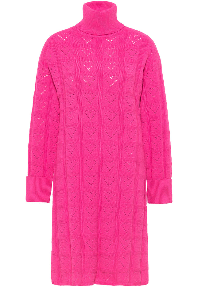 myMo Damen Strick Kleid