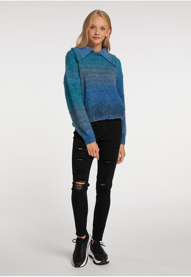 myMo Damen Strickpullover