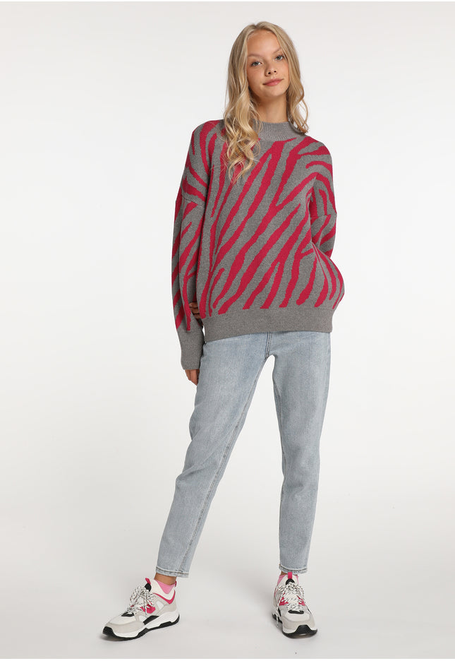 myMo Damen Strickpullover