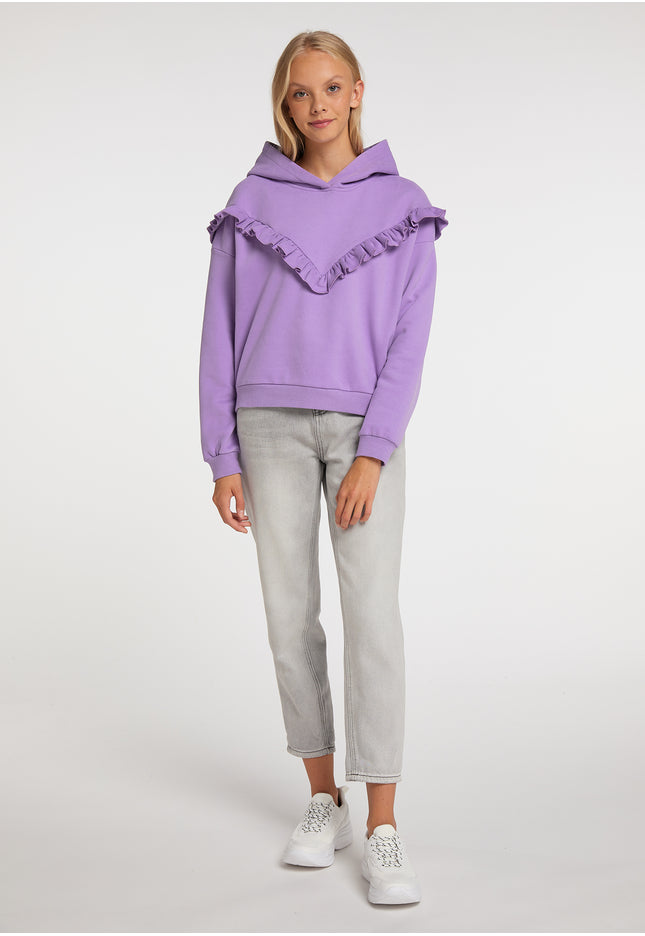 myMo Damen Kapuzenpullover