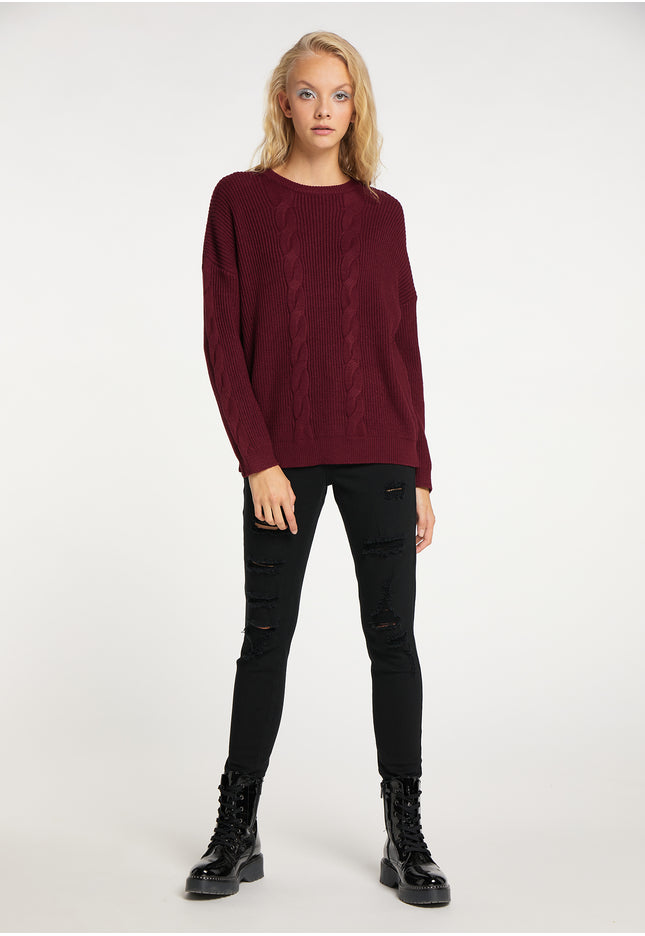 myMo ROCKS Damen Strickpullover