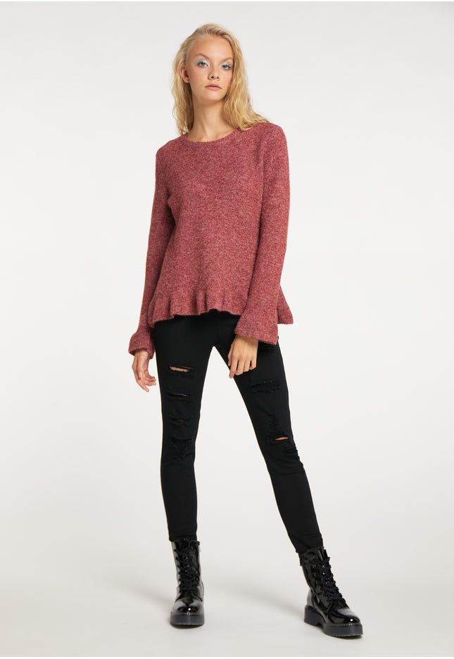myMo ROCKS Damski Sweter Dzianinowy