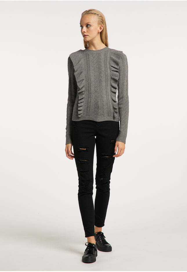 myMo ROCKS Damen Strickpullover