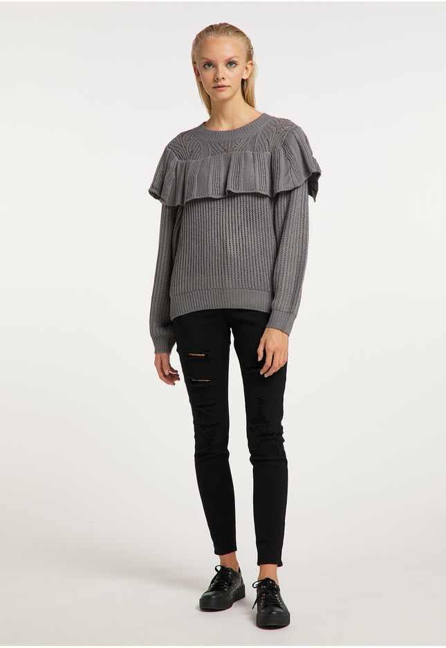 myMo ROCKS Damen Strickpullover