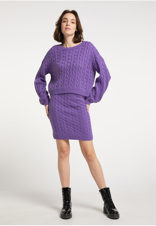 myMo Damen Strickpullover