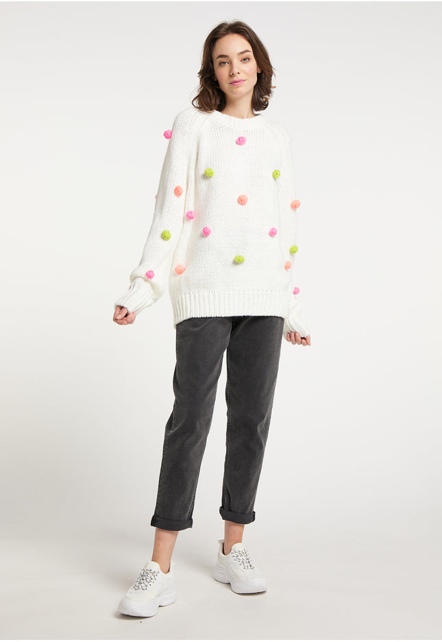 myMo Damen Strickpullover