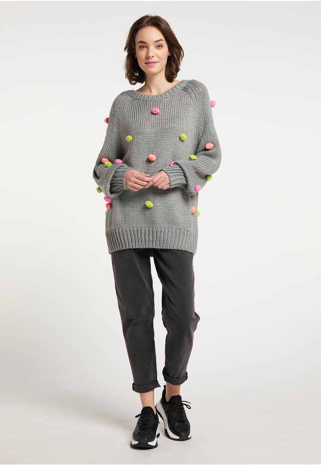 myMo Damen Strickpullover