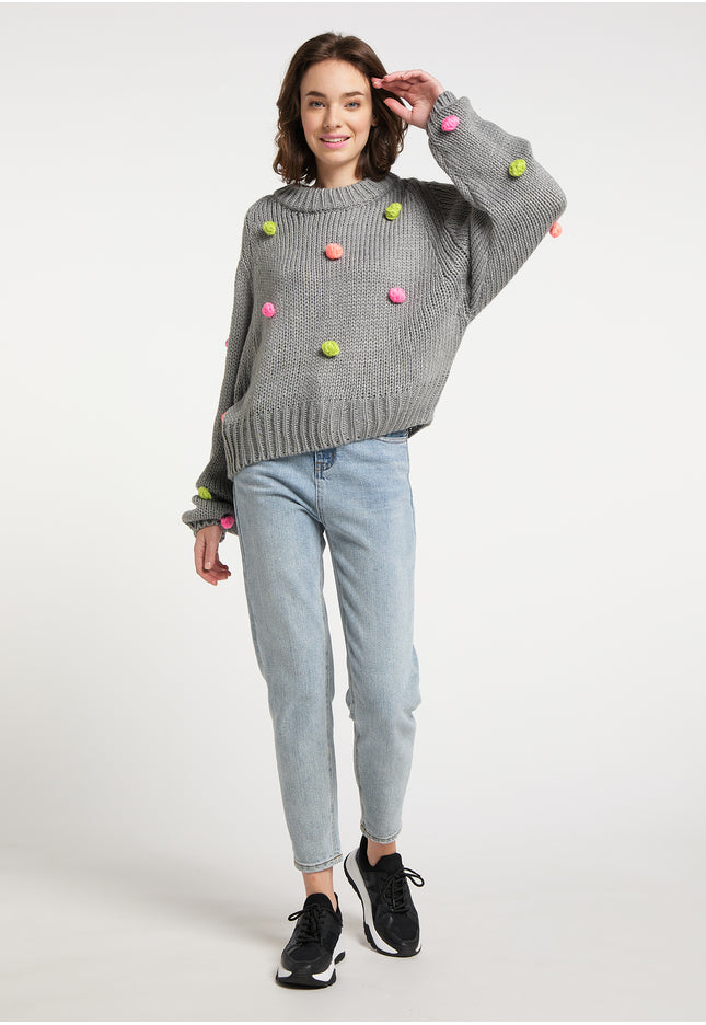 myMo Damen Strickpullover