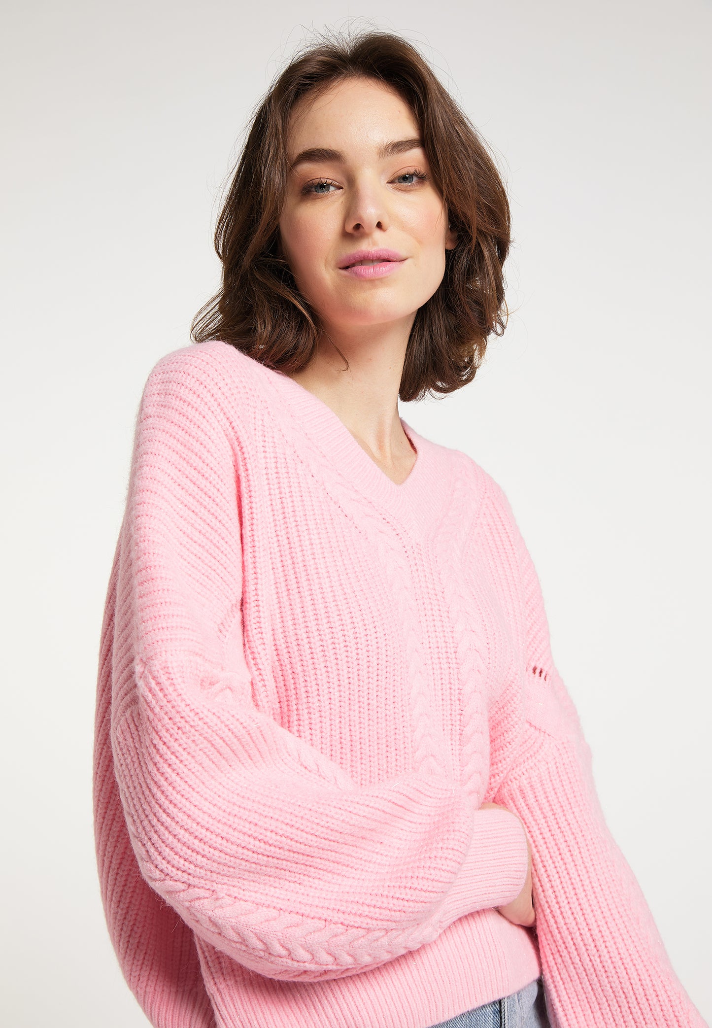 myMo Damen Strickpullover