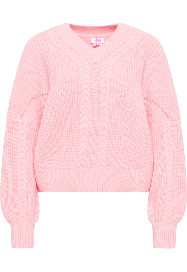 myMo Damen Strickpullover