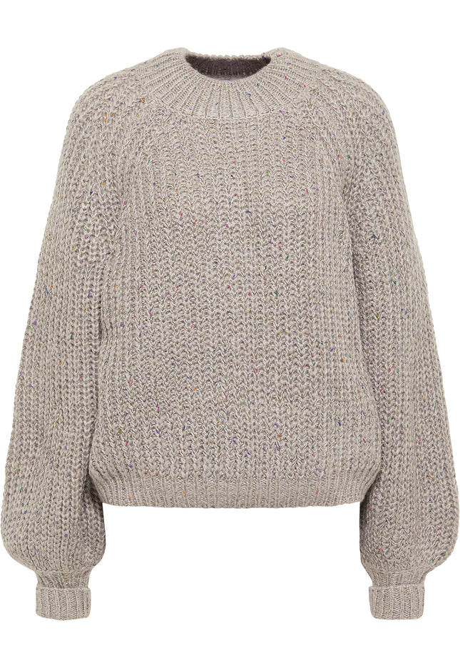 myMo Damen Strickpullover