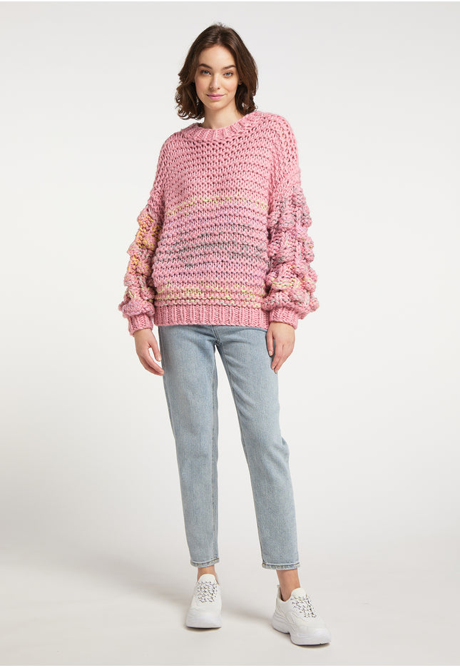 myMo Damen Strickpullover