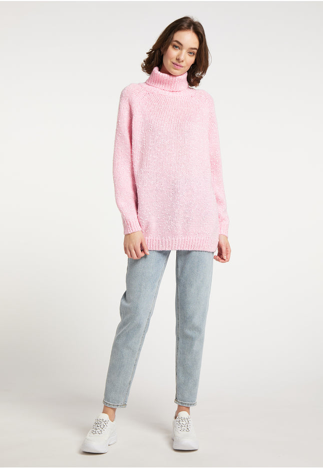 myMo Damen Strickpullover