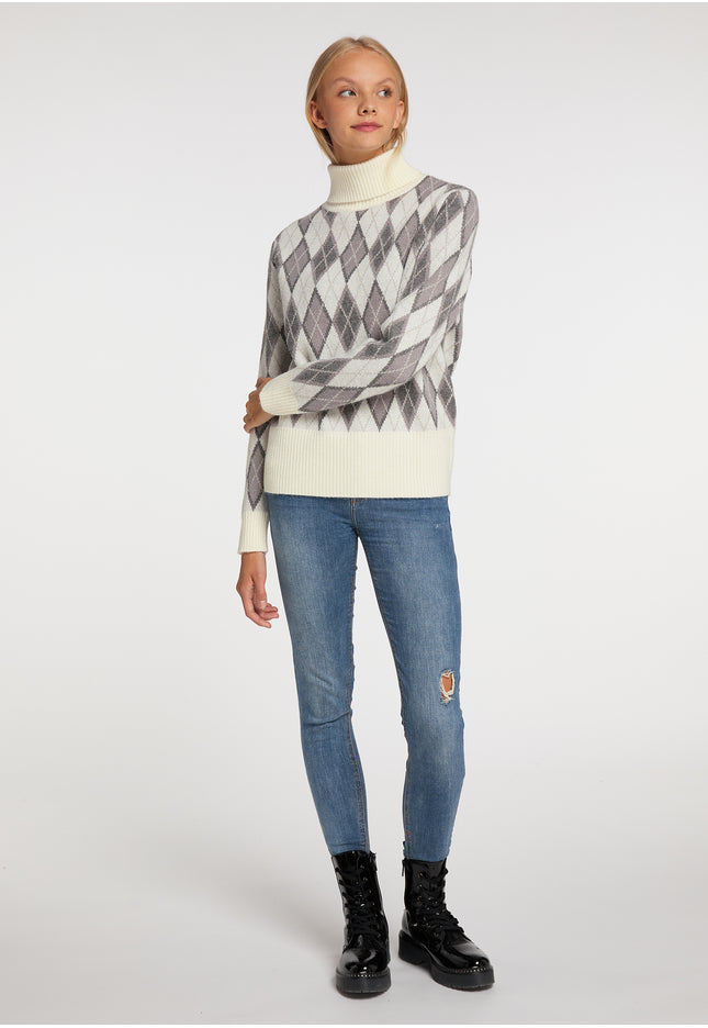 myMo Damen Strickpullover