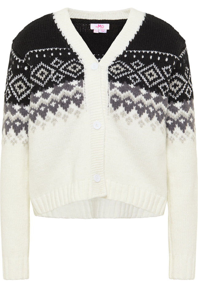 myMo Damen Strickjacke