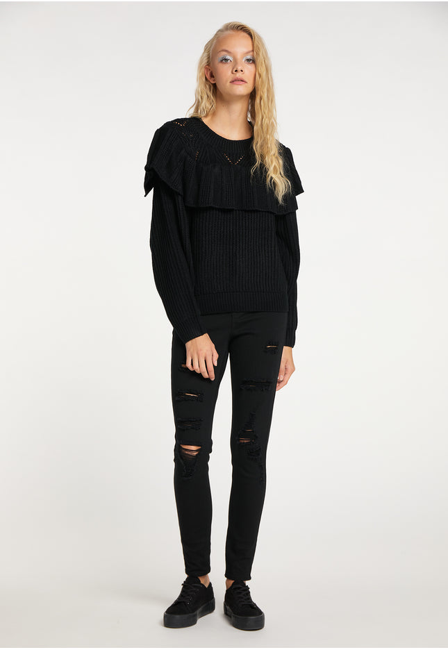 myMo ROCKS Damen Strickpullover