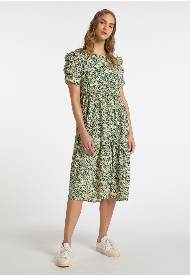 myMo Damen Midi Kleid
