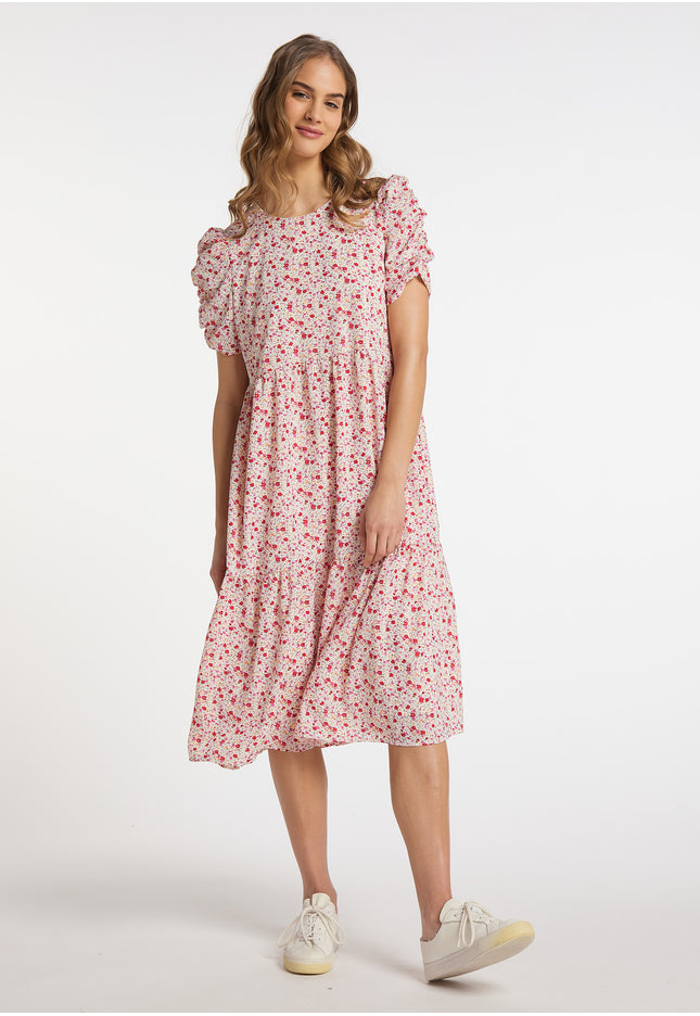 myMo Damen Midi Kleid