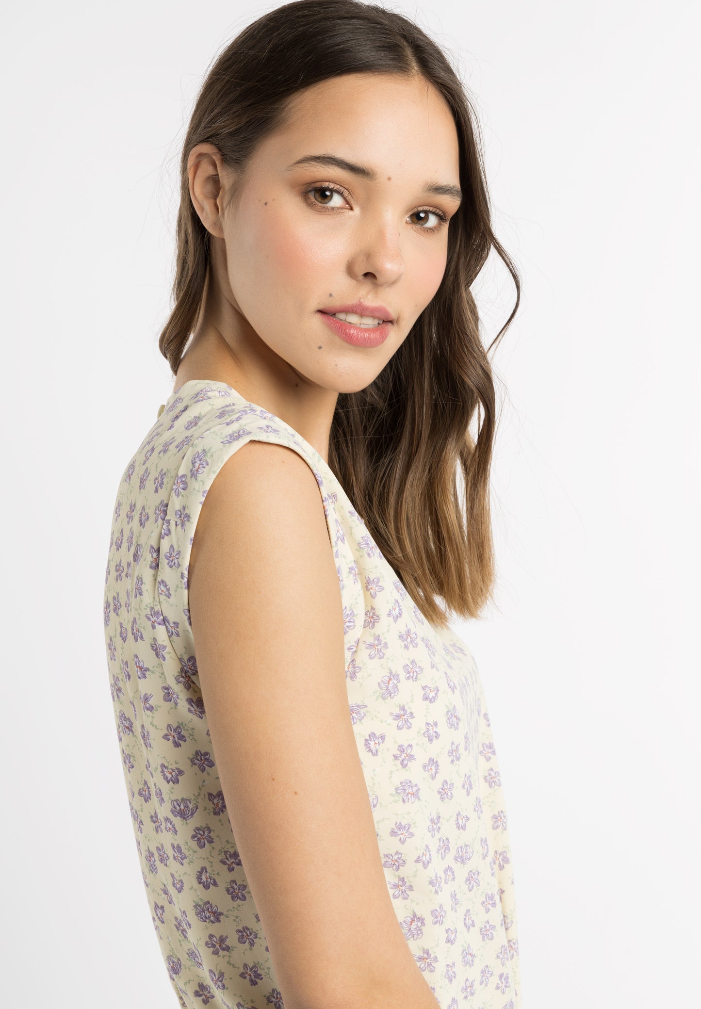 myMo Damen Kleid mit Blumenmuster