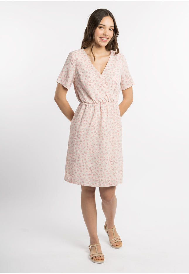 myMo Damen Kleid mit Blumenmuster
