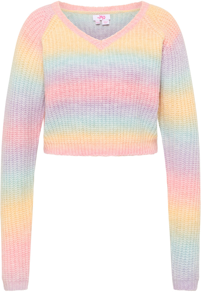 myMo Damen Strickpullover