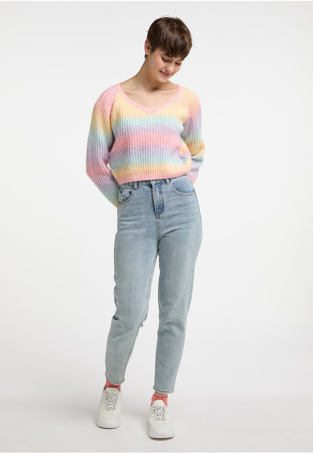 myMo Damen Strickpullover