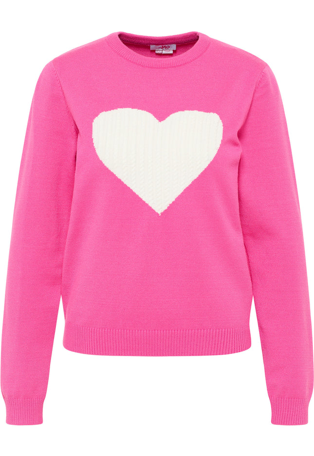 myMo Damen Strickpullover