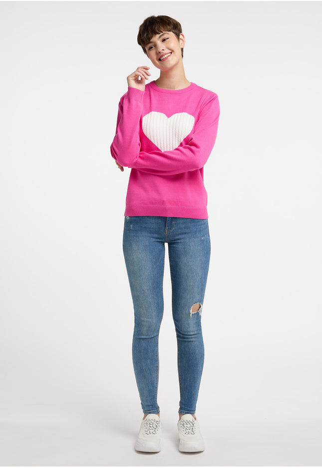 myMo Damen Strickpullover