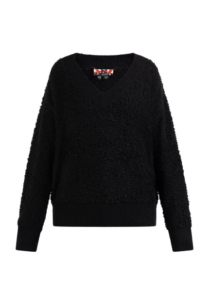 myMo ROCKS Damski Sweter Dzianinowy