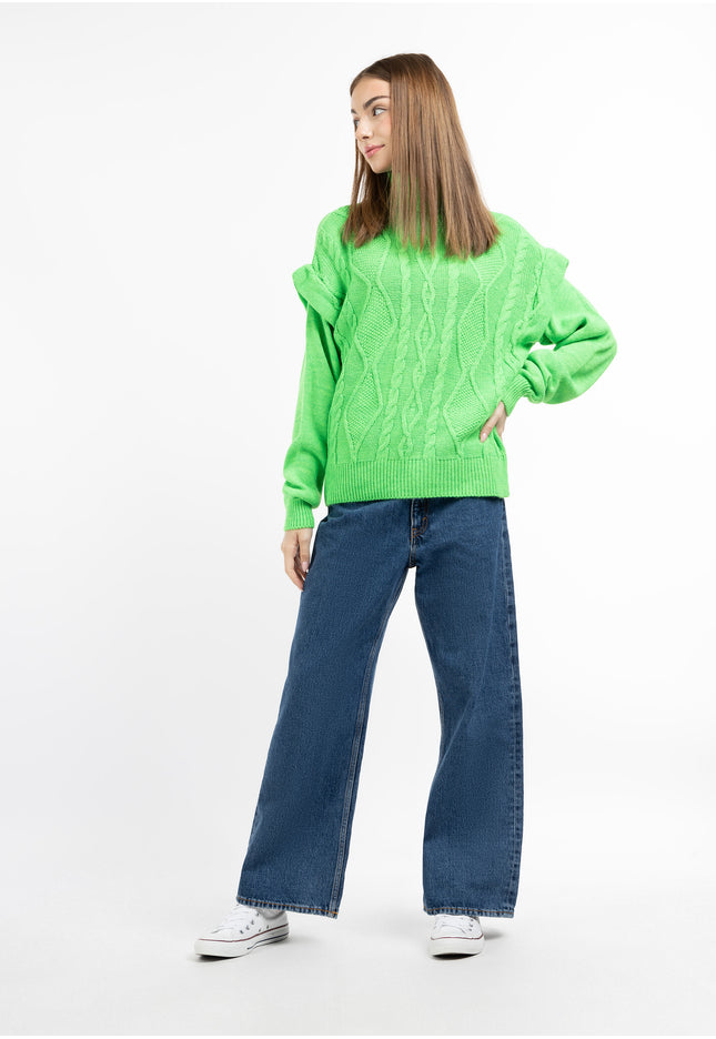 myMo Damen Strickpullover