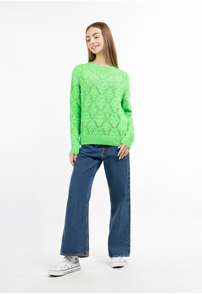 myMo Damen Strickpullover