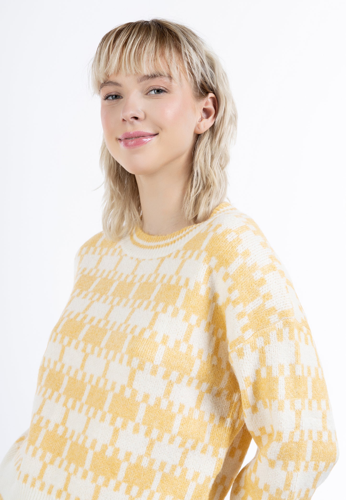 myMo Damen Strickpullover
