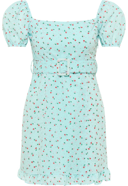 myMo Sukienka Mini z Krótkim Rękawem dla Kobiet Kleid