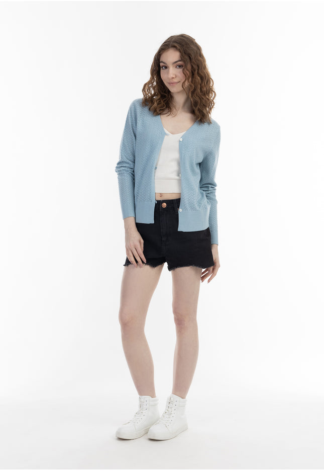 myMo Damen Strickjacke