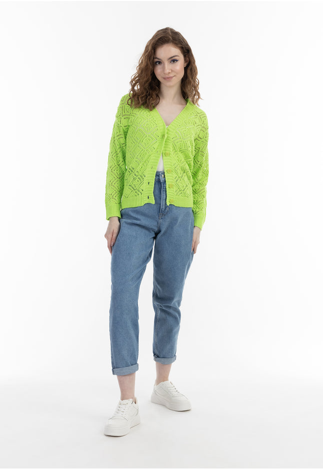 myMo Damen Strickjacke