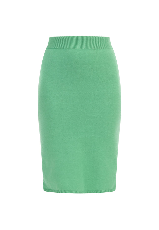 myMo Damen Strick Midi Rock