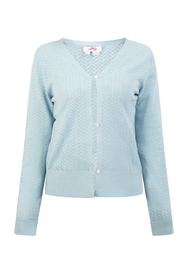 myMo Damen Strickjacke