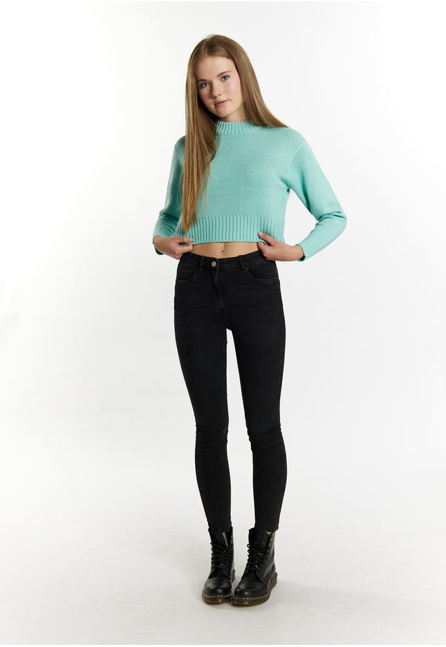 Sweter damski skrócony myMo
