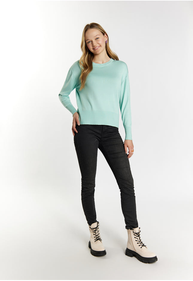 myMo Damen Strickpullover