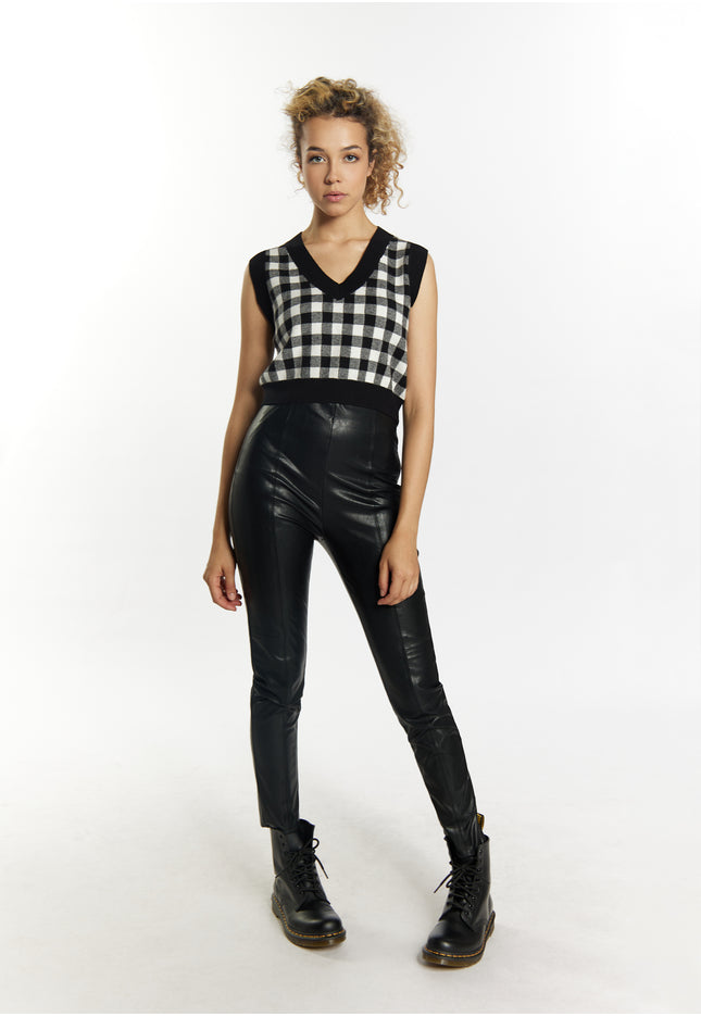 myMo ROCKS Damen Strickpullover-Weste