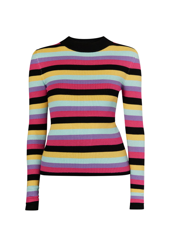 myMo Damen Rippstrickpullover