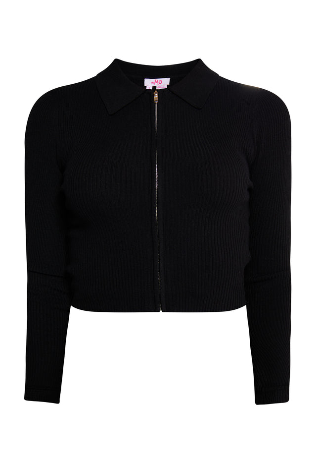 myMo Damen Kurzer Cardigan