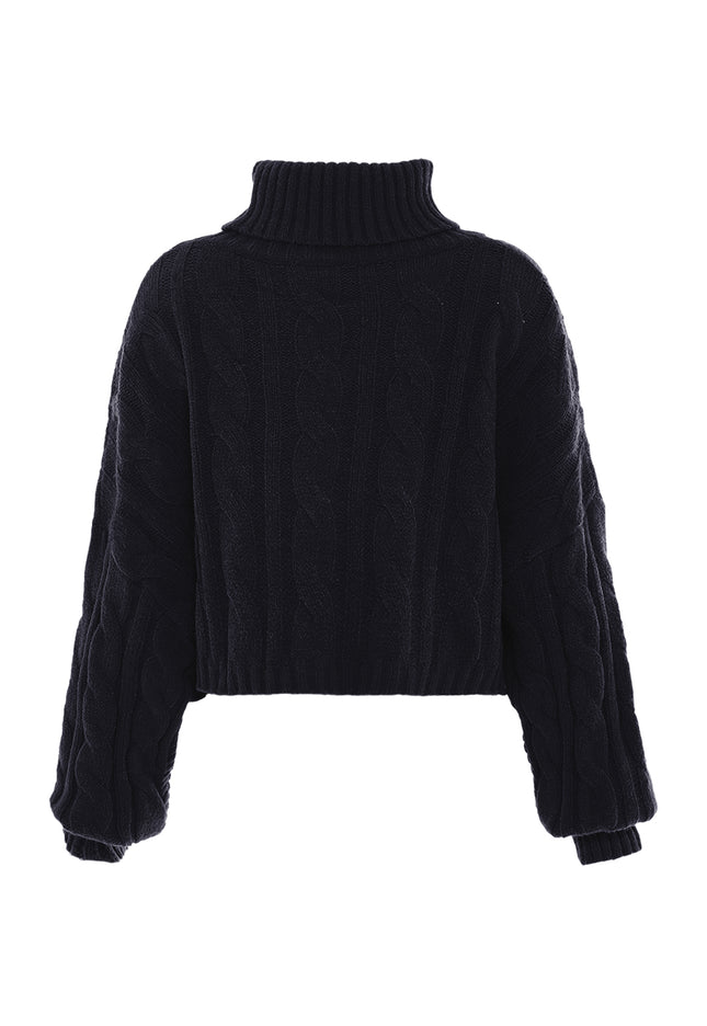myMo Damen Rollkragenpullover