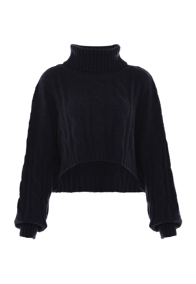 myMo Damen Rollkragenpullover
