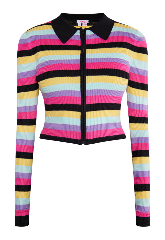 myMo Damen Kurzer Cardigan