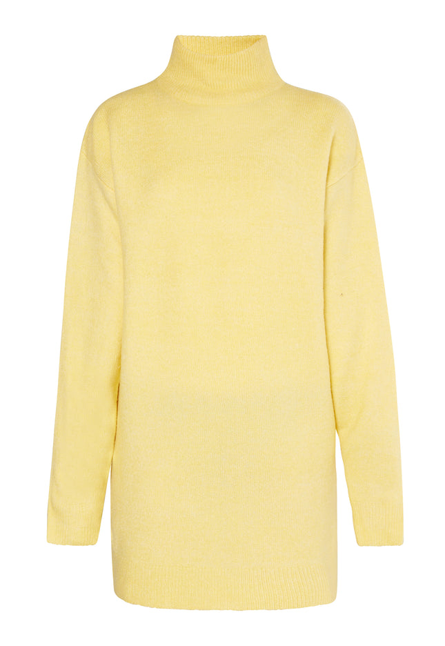 myMo Damen Strick Kleid