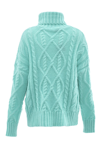 Sweter z golfem myMo dla kobiet