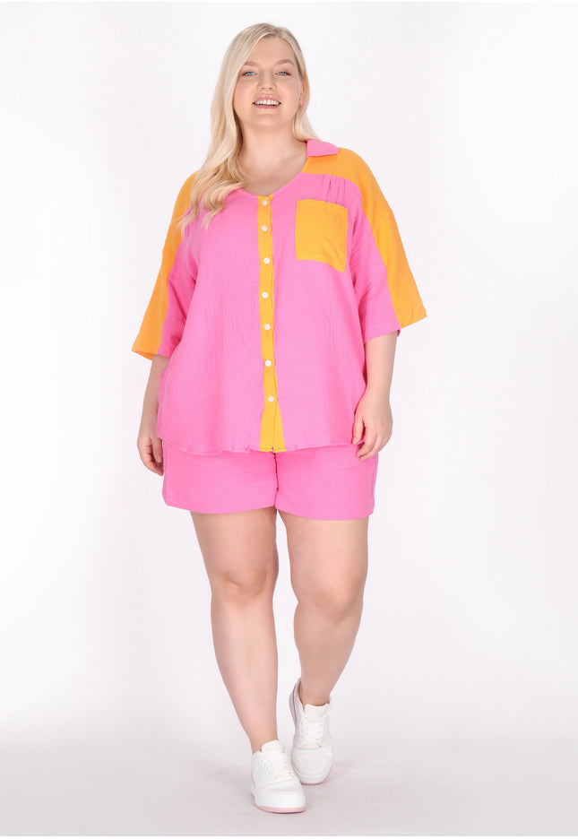 myMo Damen Bluse in Übergröße